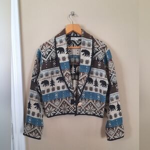 Vintage Flashback Cotton Tapestry Jacket